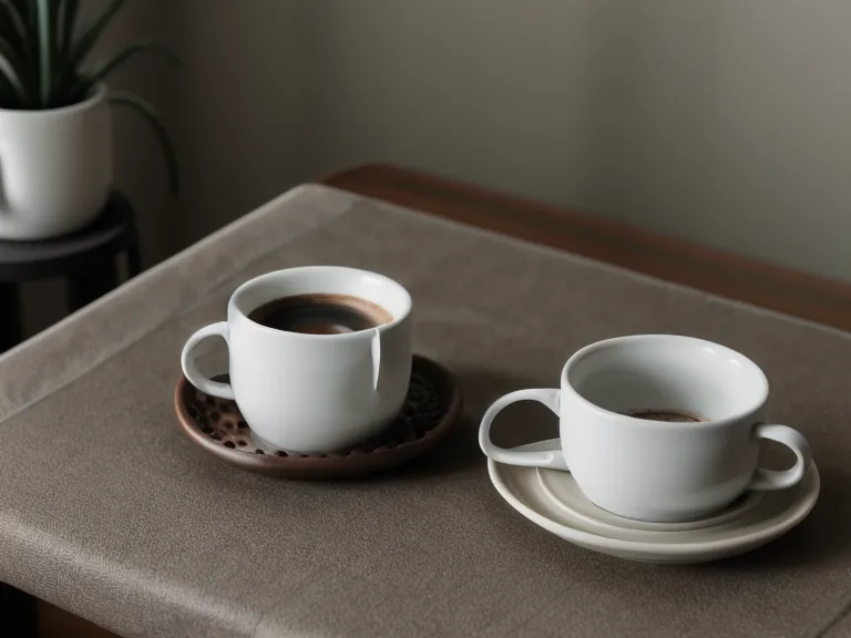 Celular apoyado en una taza de cerámica, el truco casero para grabar canto en casa sin público